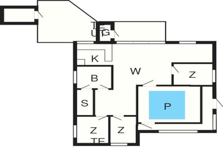 7 Person Holiday Home In Rsted Kare エクステリア 写真